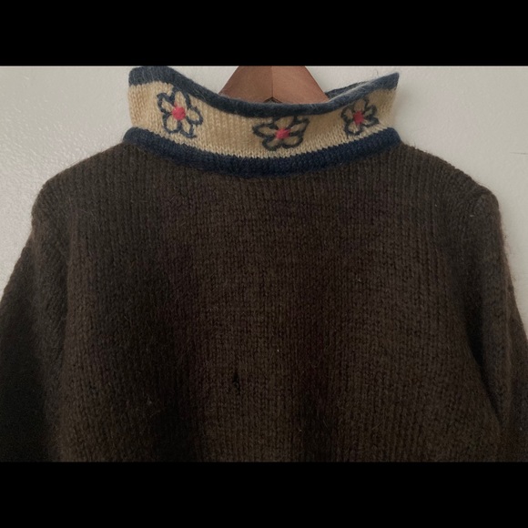 SOLD Vintage Boho Vintage Sweater - Picture 2 of 3